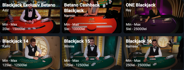 Betano Live Blackjack